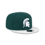 Michigan State New Era 9Fifty Snapback Two Tone Flat Brim Hat